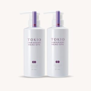 Duo Tokio Inkarami Head Spa , coffret anti-casse, routine essentielle réparation, duo Tokio Inkarami, coffret duo réparation cheveux