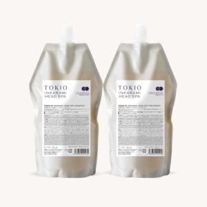 Duo Tokio Inkarami Head Spa , coffret anti-casse, routine essentielle réparation, duo Tokio Inkarami, coffret duo réparation cheveux