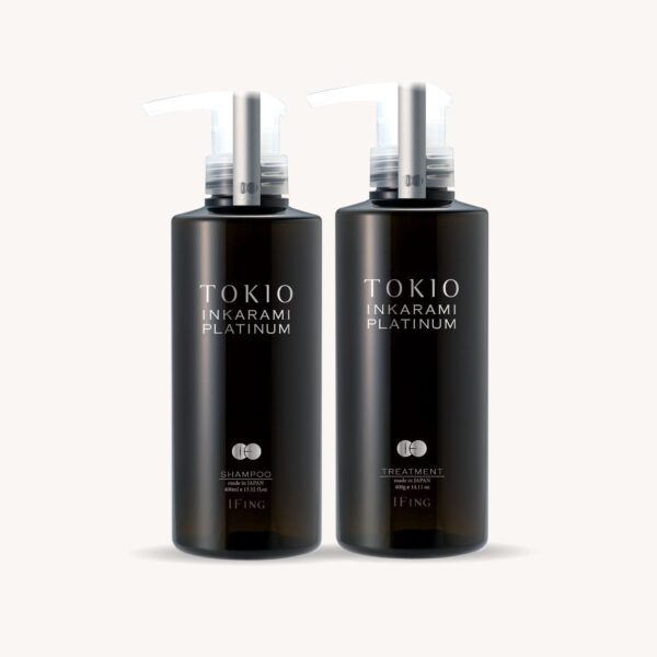 coffret duo réparation cheveux, coffret anti-casse, routine essentielle réparation, duo Tokio Inkarami, Duo Tokio Inkarami Platinum