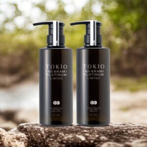 Duo Tokio Inkarami Platinum Limited , coffret duo réparation cheveux, coffret anti-casse, routine essentielle réparation, duo Tokio Inkarami