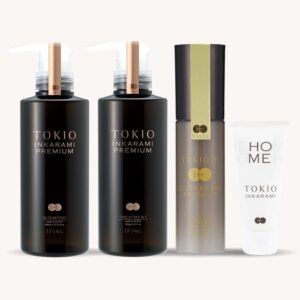 Routine complète Tokio Inkarami Premium, routine complète réparation cheveux,