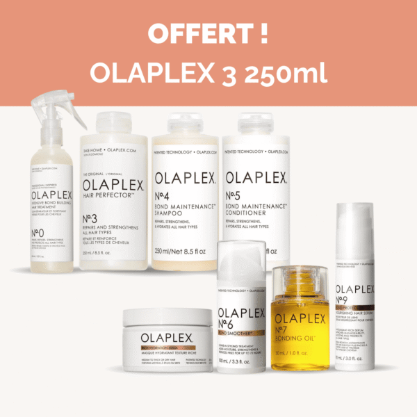 Gamme Complète Olaplex, pack routine olaplex intégrale, kit réparation olaplex maison, set olaplex 0 3 4 5 6 7 9, programme anti-casse complet, routine olaplex premium