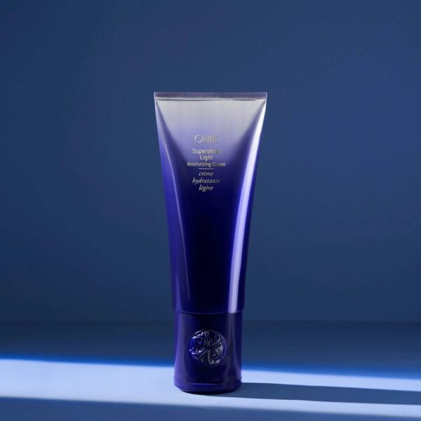 crème hydratante cheveux fins , crème légère brillance, soin sans rinçage cheveux fins, anti-frizz léger, Oribe Supershine Light