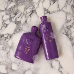 Shampoing densifiant Serene Scalp Oribe , shampoing volume racines, soin densité cheveux, oribe serene scalp densifying, shampoing stimulating