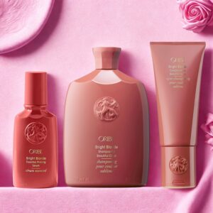coffret cheveux blonds oribe , routine bright blonde, kit blond anti-jaune, coffret oribe bright blonde, cadeau cheveux blonds