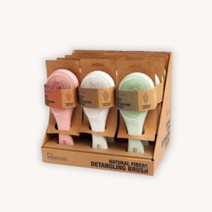 Brosse à démêler en fibres naturelles IDC Institute
