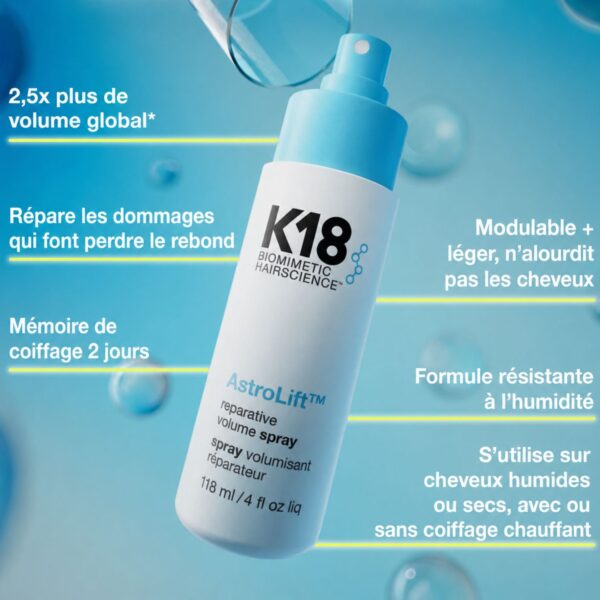 K18 AstroLif Spray volume reparateur 03 K18 AstroLift™ Spray Volumisant Réparateur