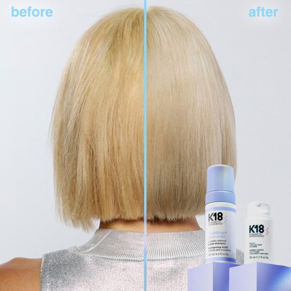 K18 Triplebright Triple Eclat - Shampoing violet anti-oxydation 04 K18 Triplebright Triple Eclat - Shampoing violet anti-oxydation