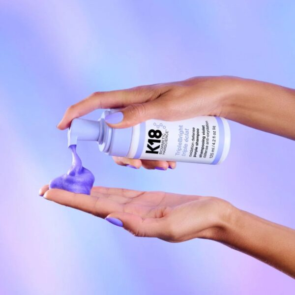 K18 Triplebright Triple Eclat - Shampoing violet anti-oxydation 05 K18 Triplebright Triple Eclat - Shampoing violet anti-oxydation