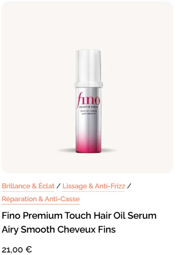 Fino ou Tsubaki : quelle routine japonaise choisir selon ses cheveux ? 5 serum fino