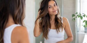 Routine cheveux colorés