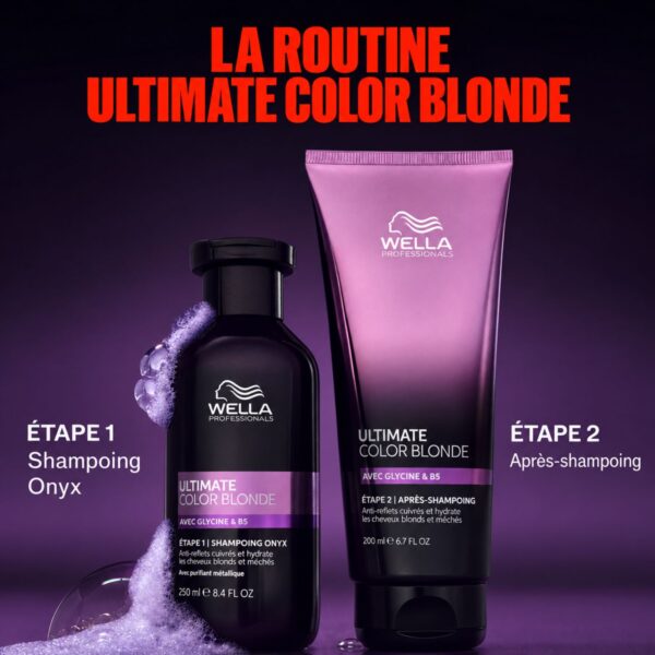 Shampoing anti-jaune Wella Ultimate Color Blonde Onyx